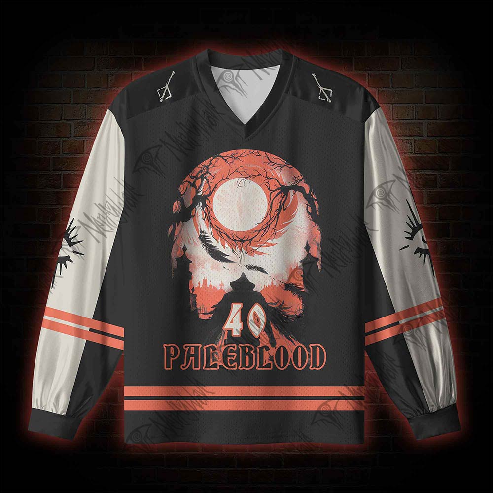 And So The Nightly Hunt Begins V-Neck Long Sleeve Jersey