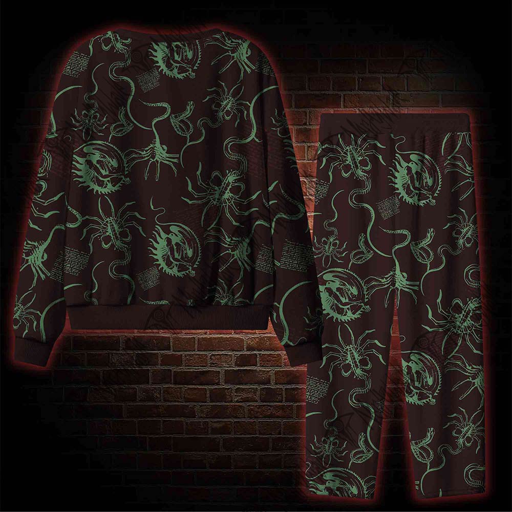 Alien Delivery Guy Cozy Pajama Sets