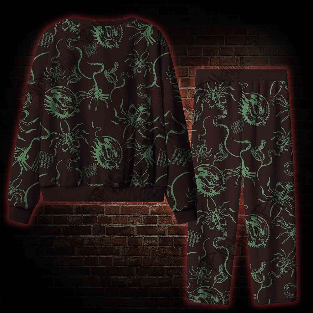 Alien Delivery Guy Cozy Pajama Sets