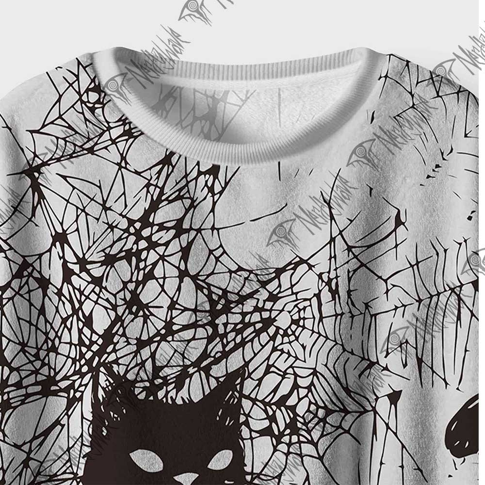 Octopus And Black Cat Cozy Pajama Sets