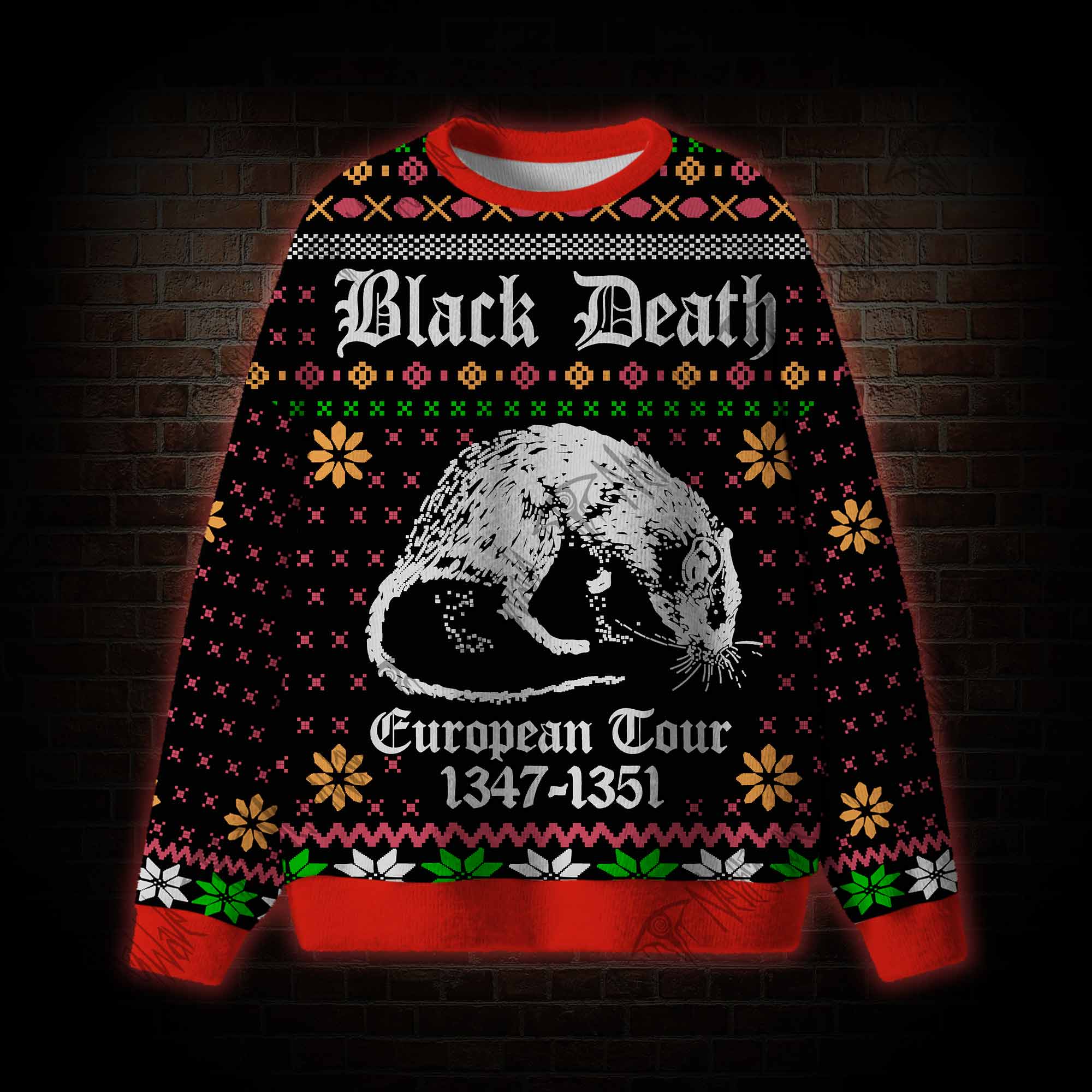 Black Death Ugly Sweatshirts