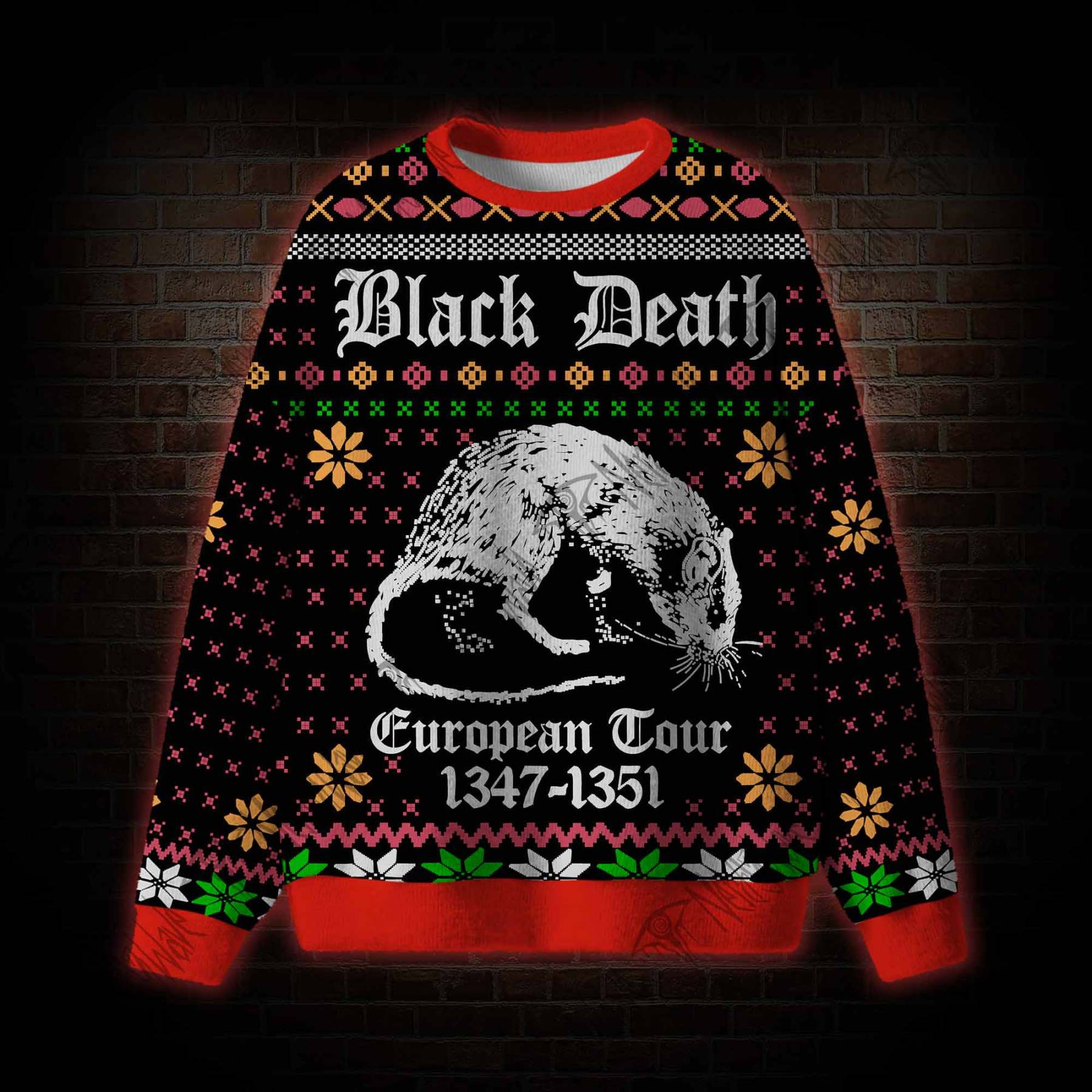 Black Death Ugly Sweatshirts
