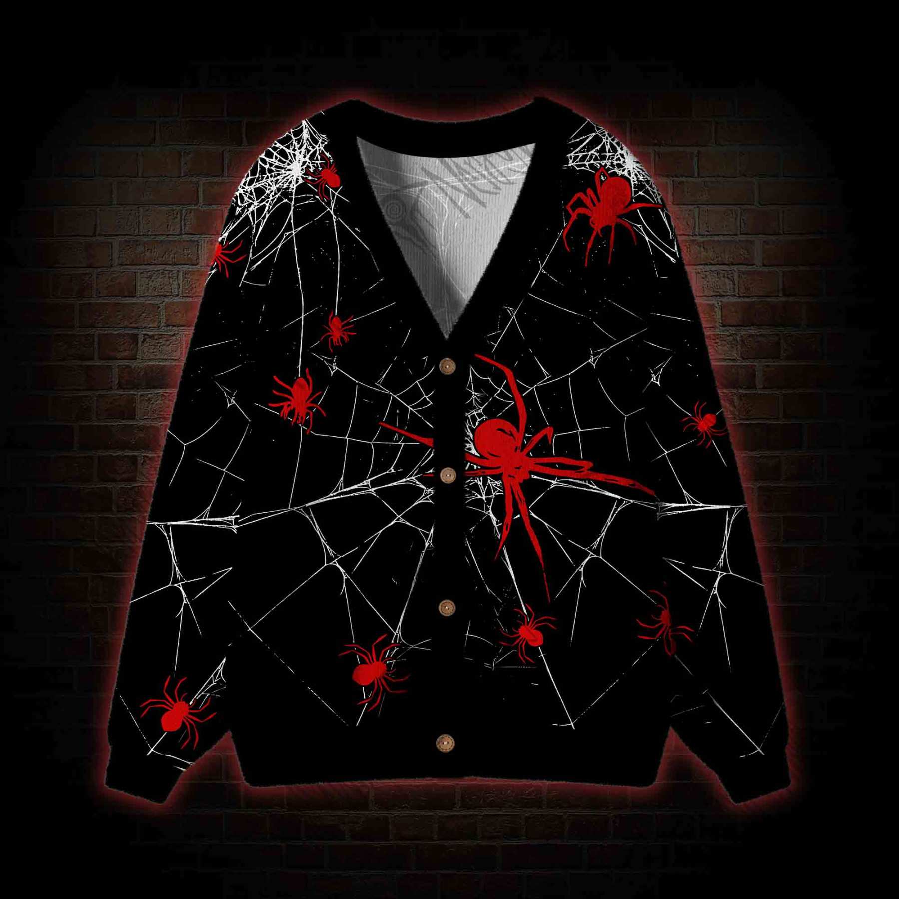 Spider Cardigan Sweater