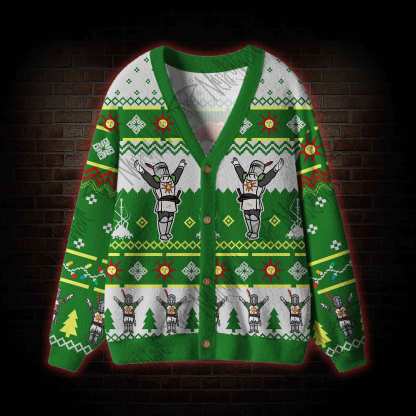 Praise the Sun This Holiday! Cardigan Sweater