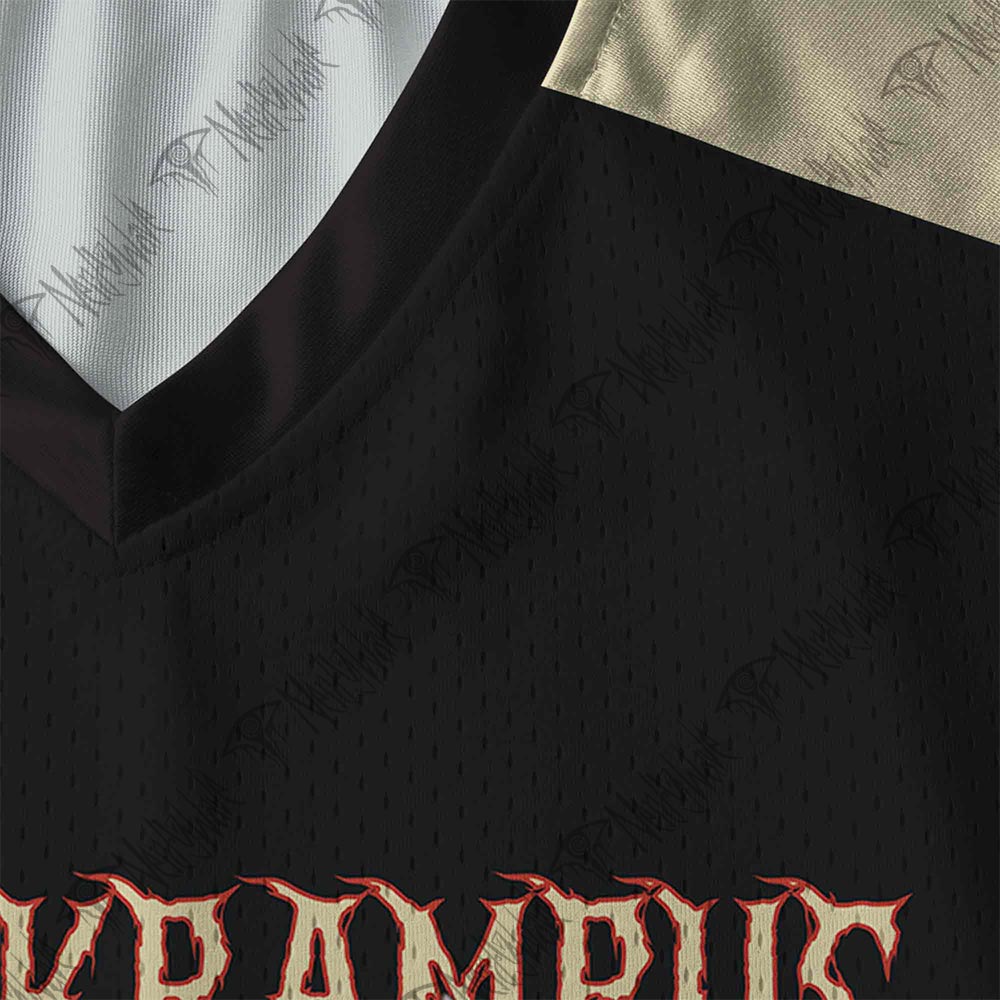Be Good Or Else Krampus Christmas V-Neck Long Sleeve Jersey