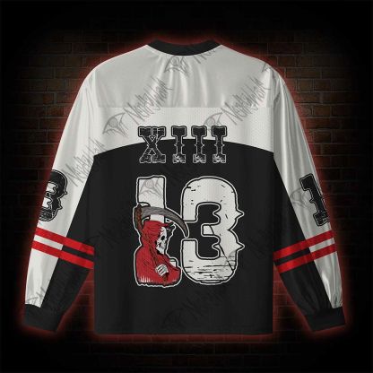 Memento Mori V-Neck Long Sleeve Jersey