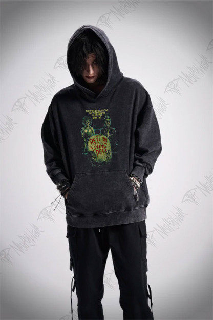 They're Back from The Grave and Ready to Party Washed Hoodie