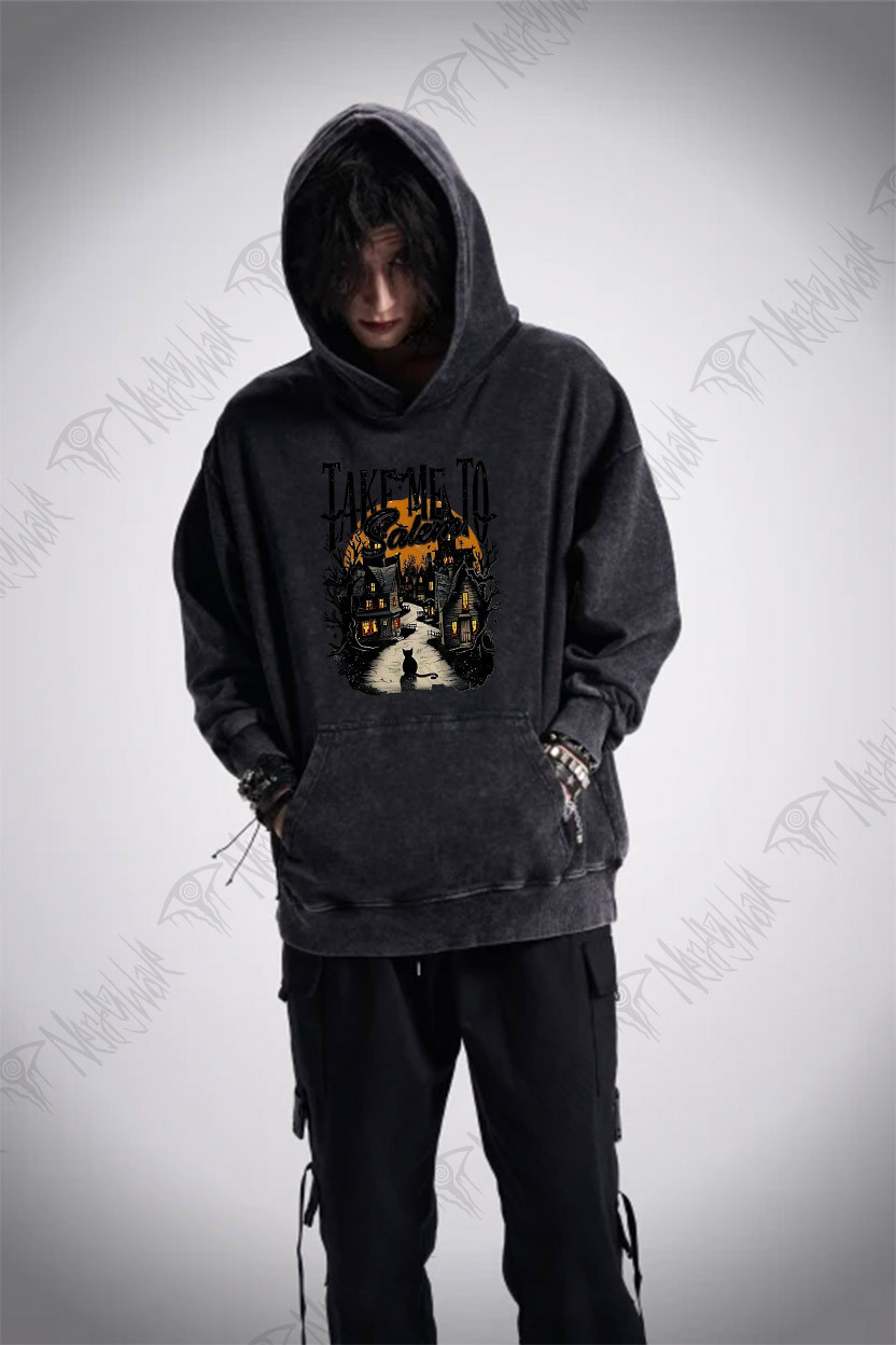 Take Me To Salem Washed Hoodie