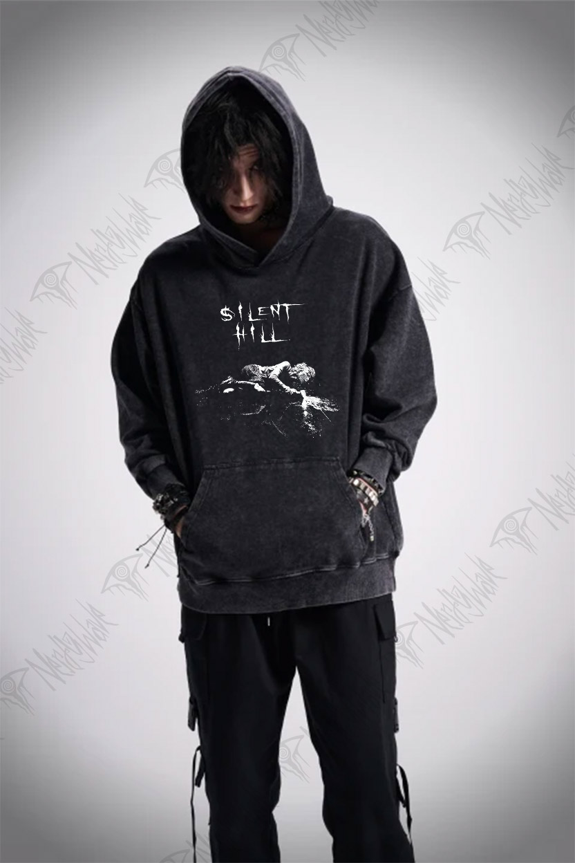 Silent Night Washed Hoodie