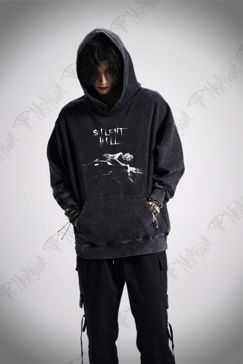 Silent Night Washed Hoodie