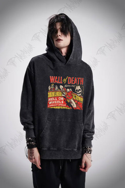 Wall of Death Washed Hoodie