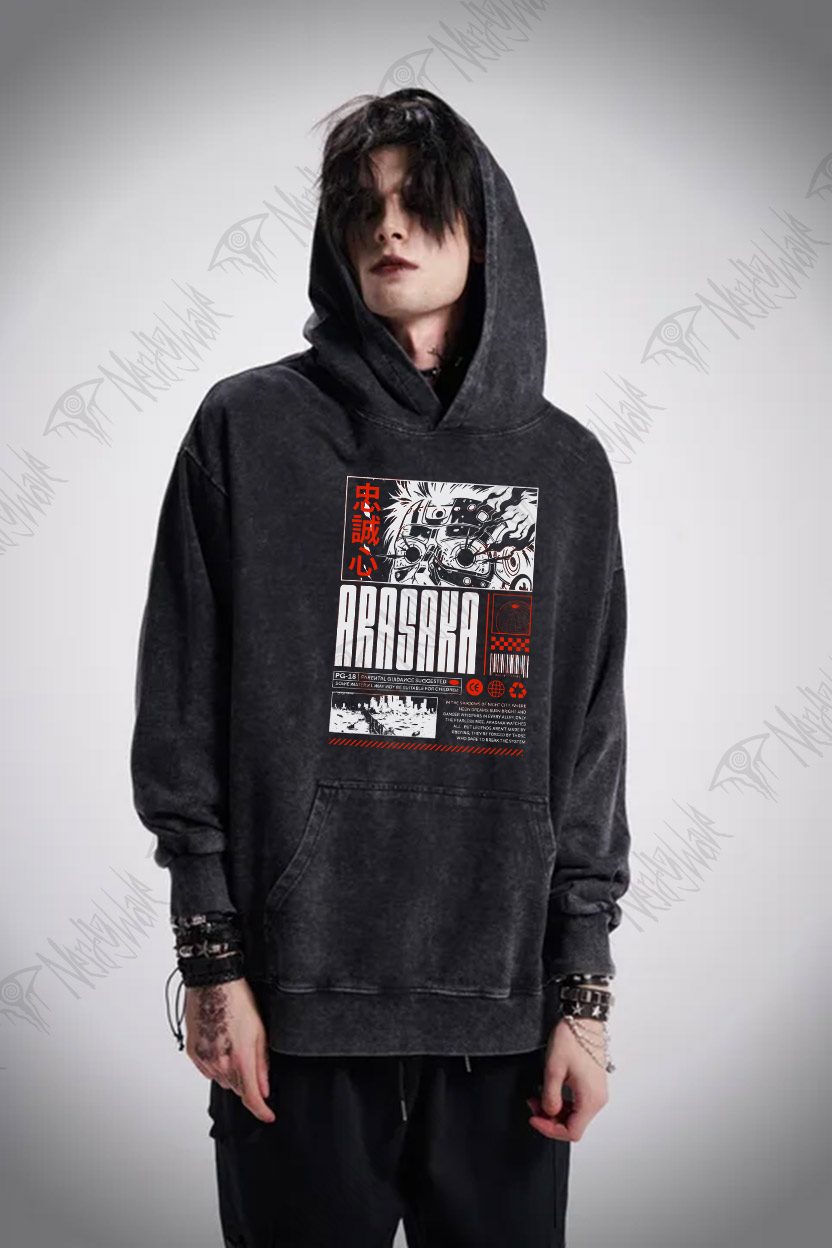 Samurai Washed Hoodie