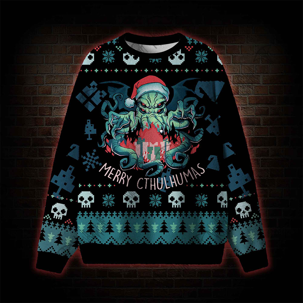 Merry Cthulhumas Ugly Sweatshirts
