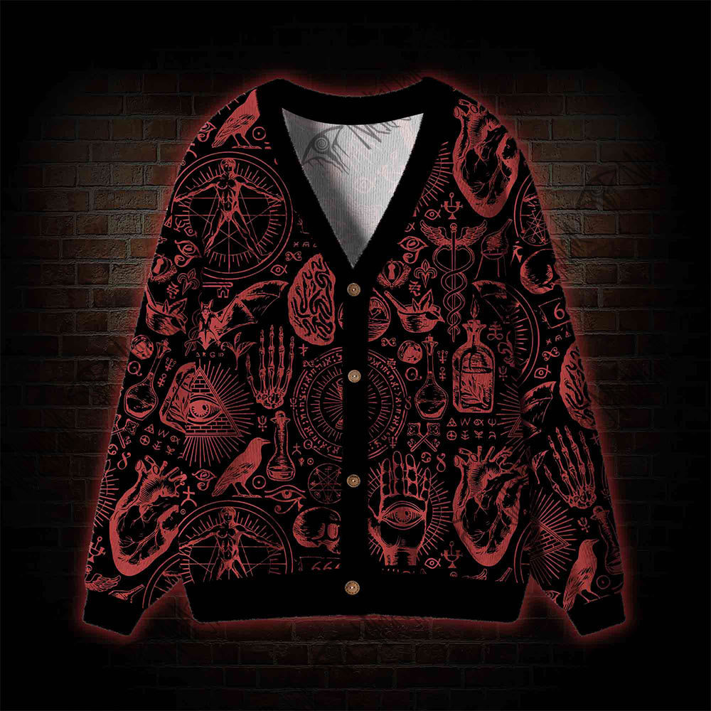 Occultism Cardigan Sweater