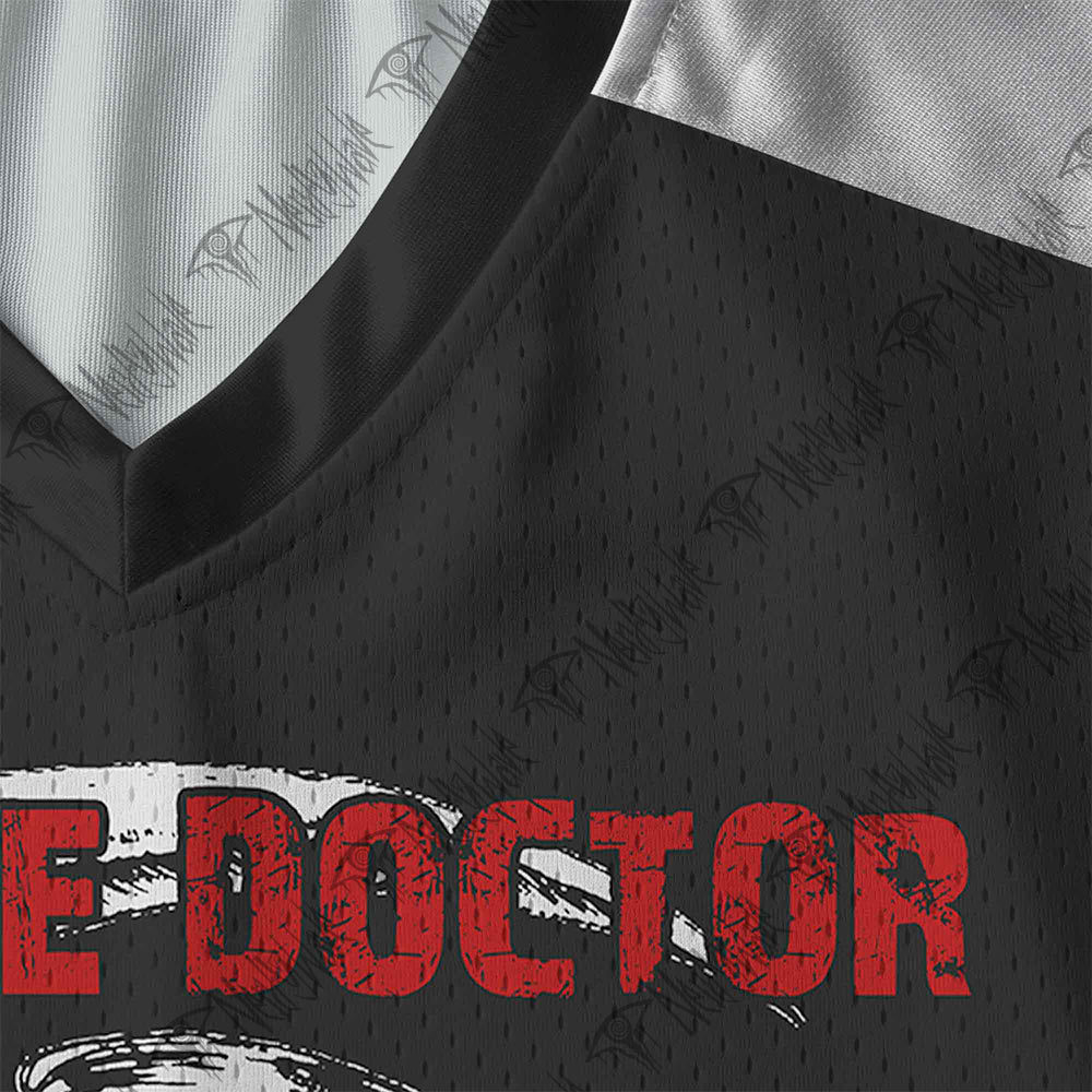 Plague Doctor V-Neck Long Sleeve Jersey