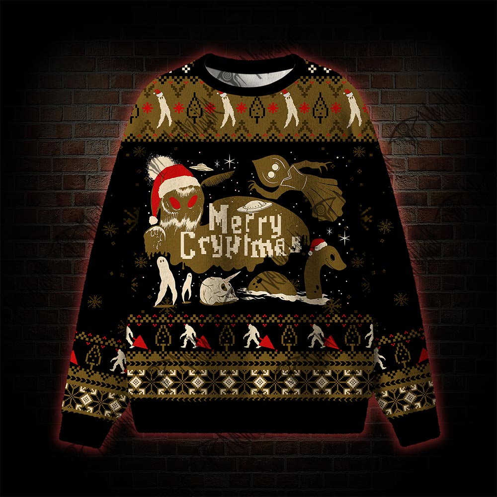 Merry Cryptmas Ugly Sweatshirts