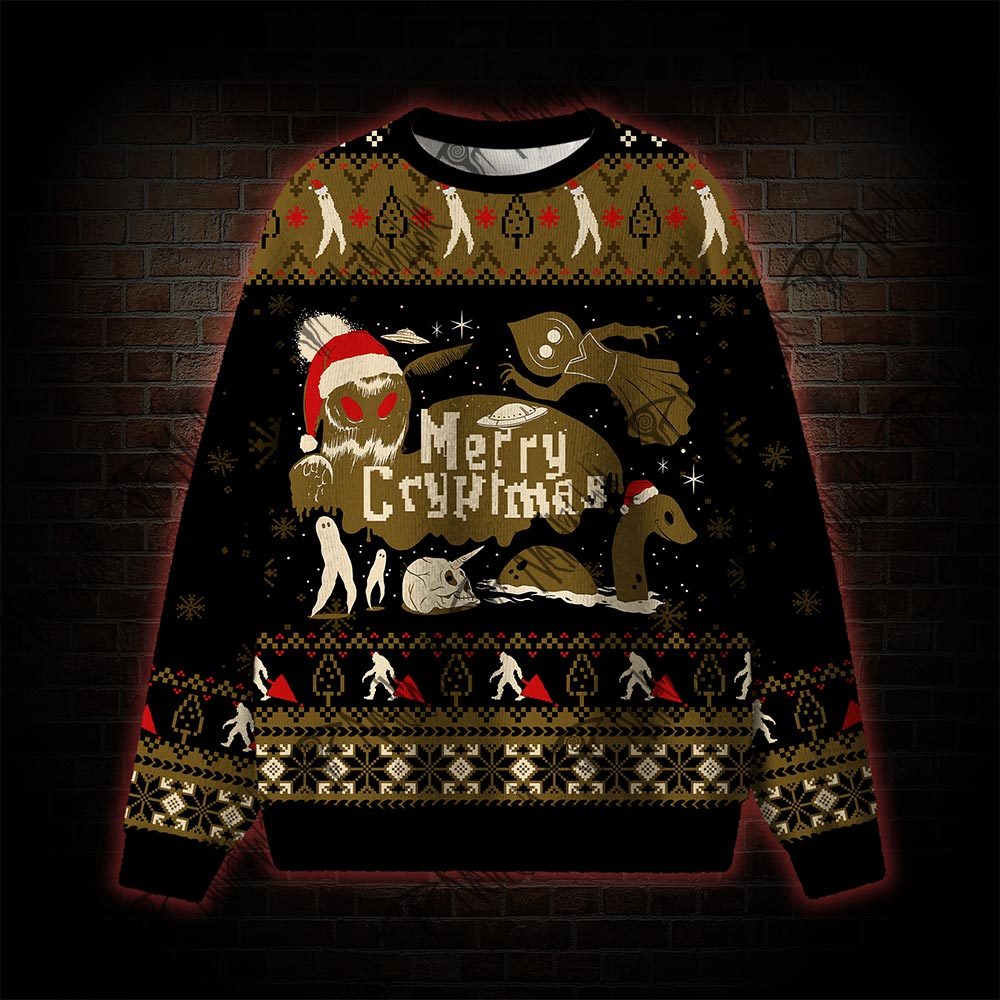 Merry Cryptmas Ugly Sweatshirts