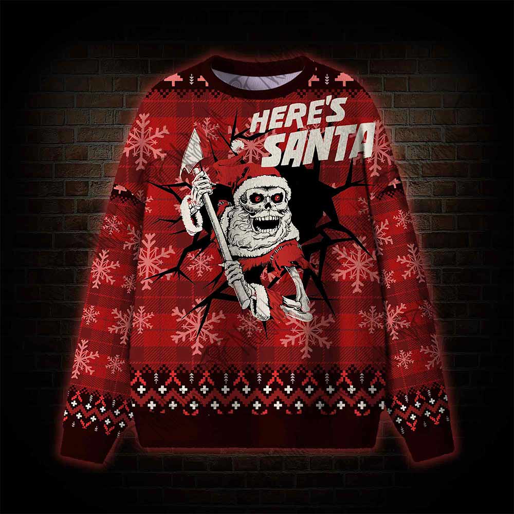 Here's Santa Ugly Sweatshirts