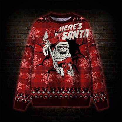 Here's Santa Ugly Sweatshirts