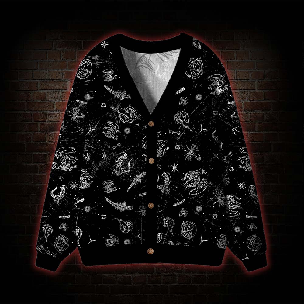 Aliens Cardigan Sweater