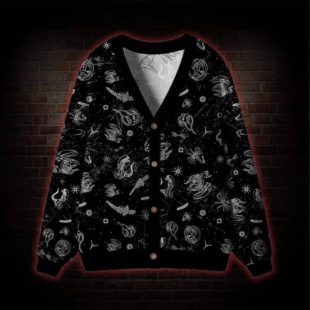 Aliens Cardigan Sweater
