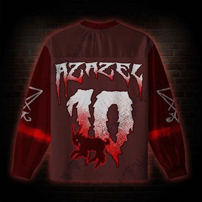 Azazel Horror V-Neck Long Sleeve Jersey