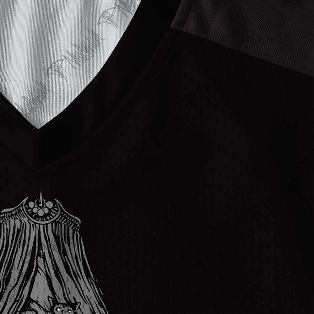 The Cats of Ultha V-Neck Long Sleeve Jersey