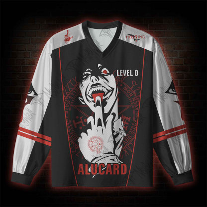 No Life King V-Neck Long Sleeve Jersey