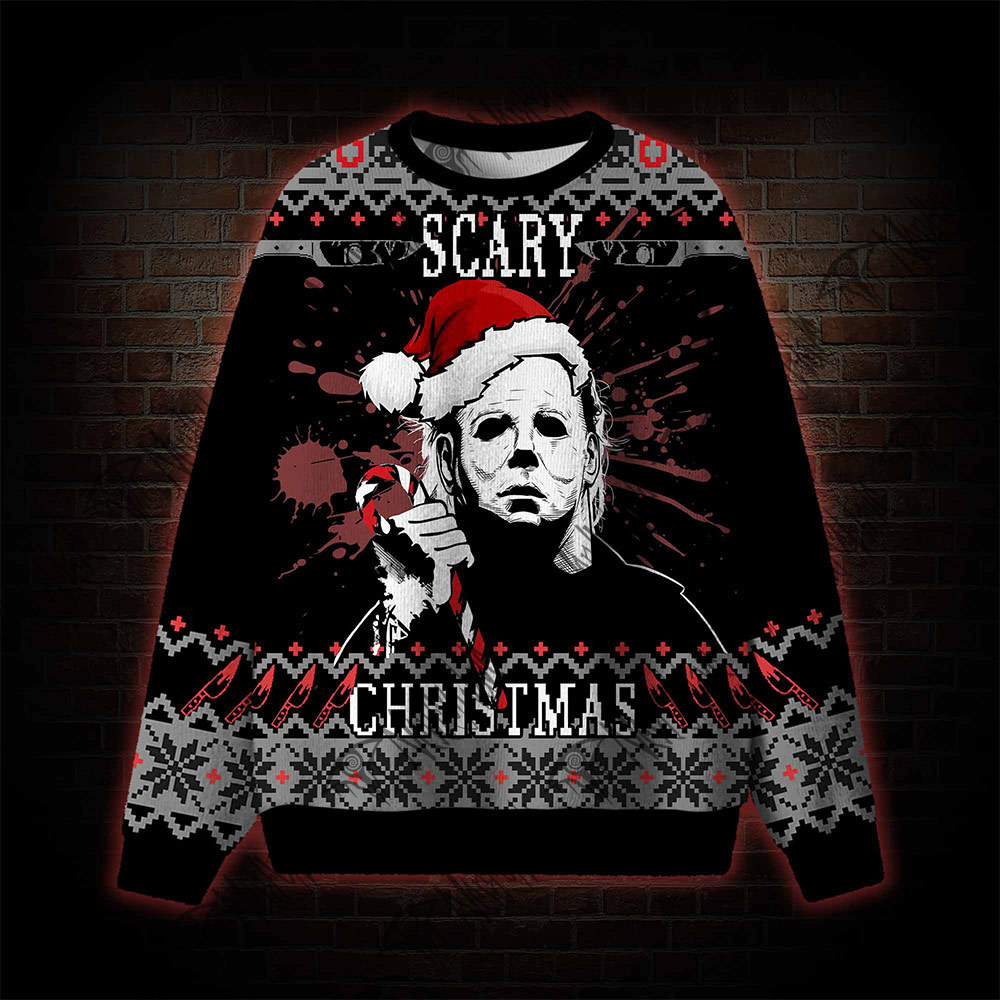 Scary Christmas Ugly Sweatshirts