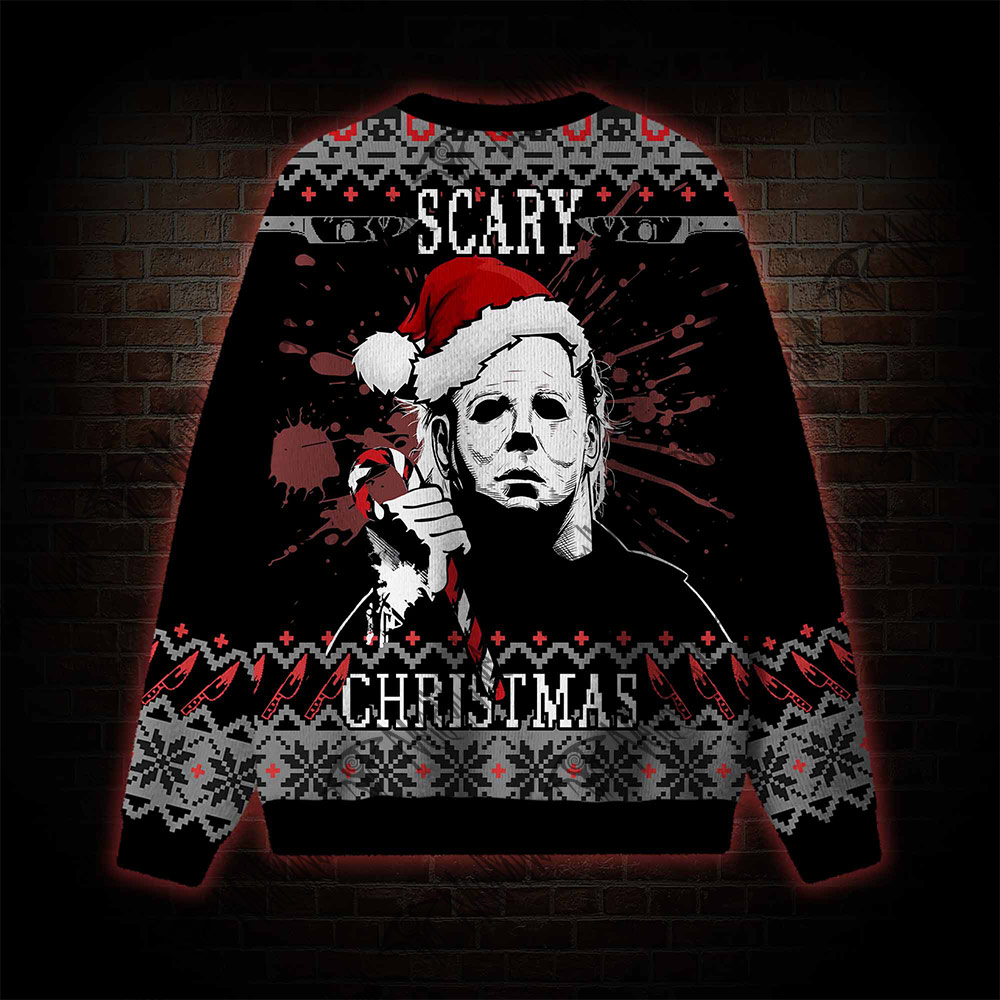 Scary Christmas Ugly Sweatshirts