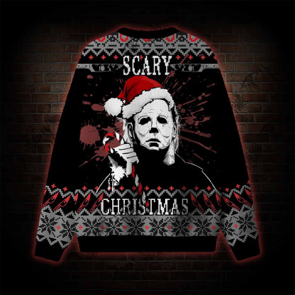 Scary Christmas Ugly Sweatshirts