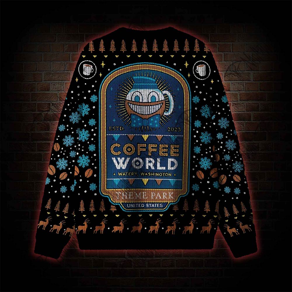 Watery Coffee World Ugly Sweatshirts