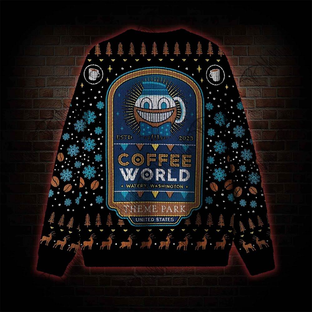 Watery Coffee World Ugly Sweatshirts