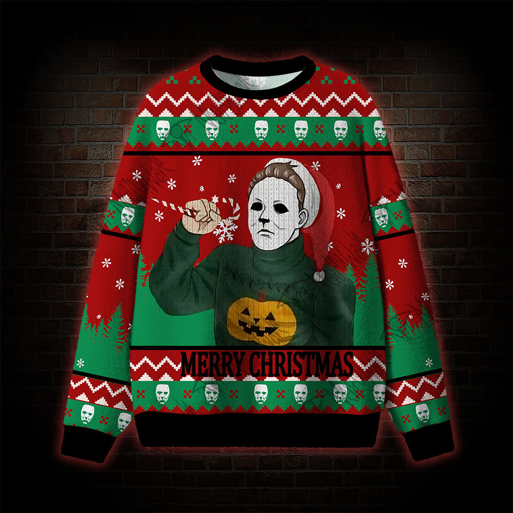 Merry Halloween Ugly Sweatshirts