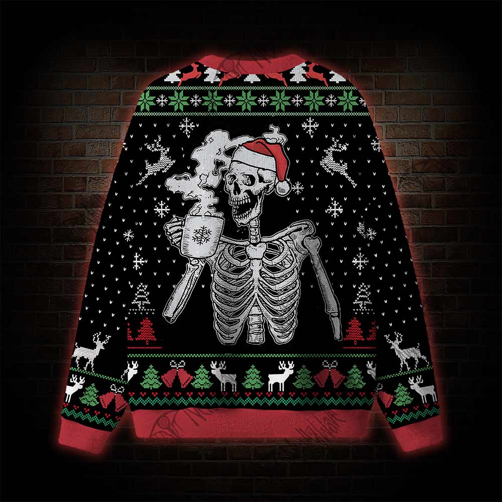 Skull Christmas Ugly Sweatshirts