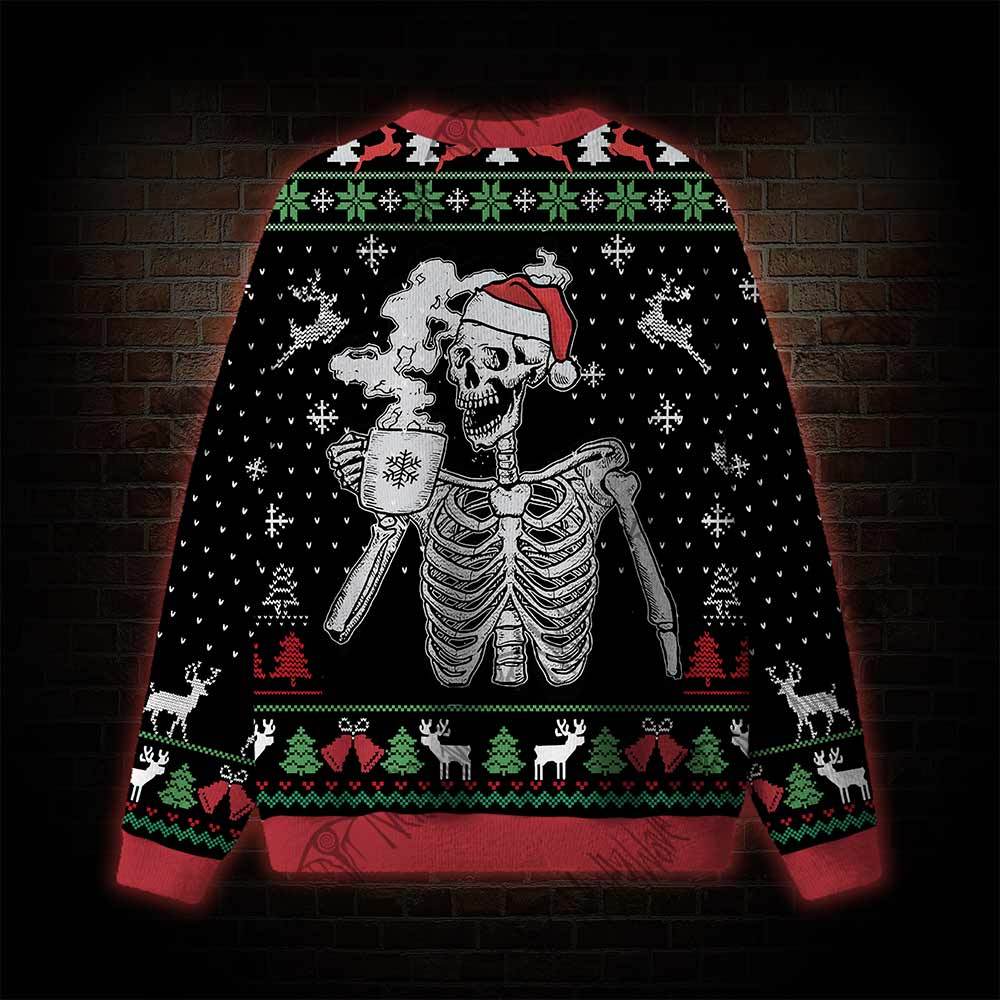 Skull Christmas Ugly Sweatshirts