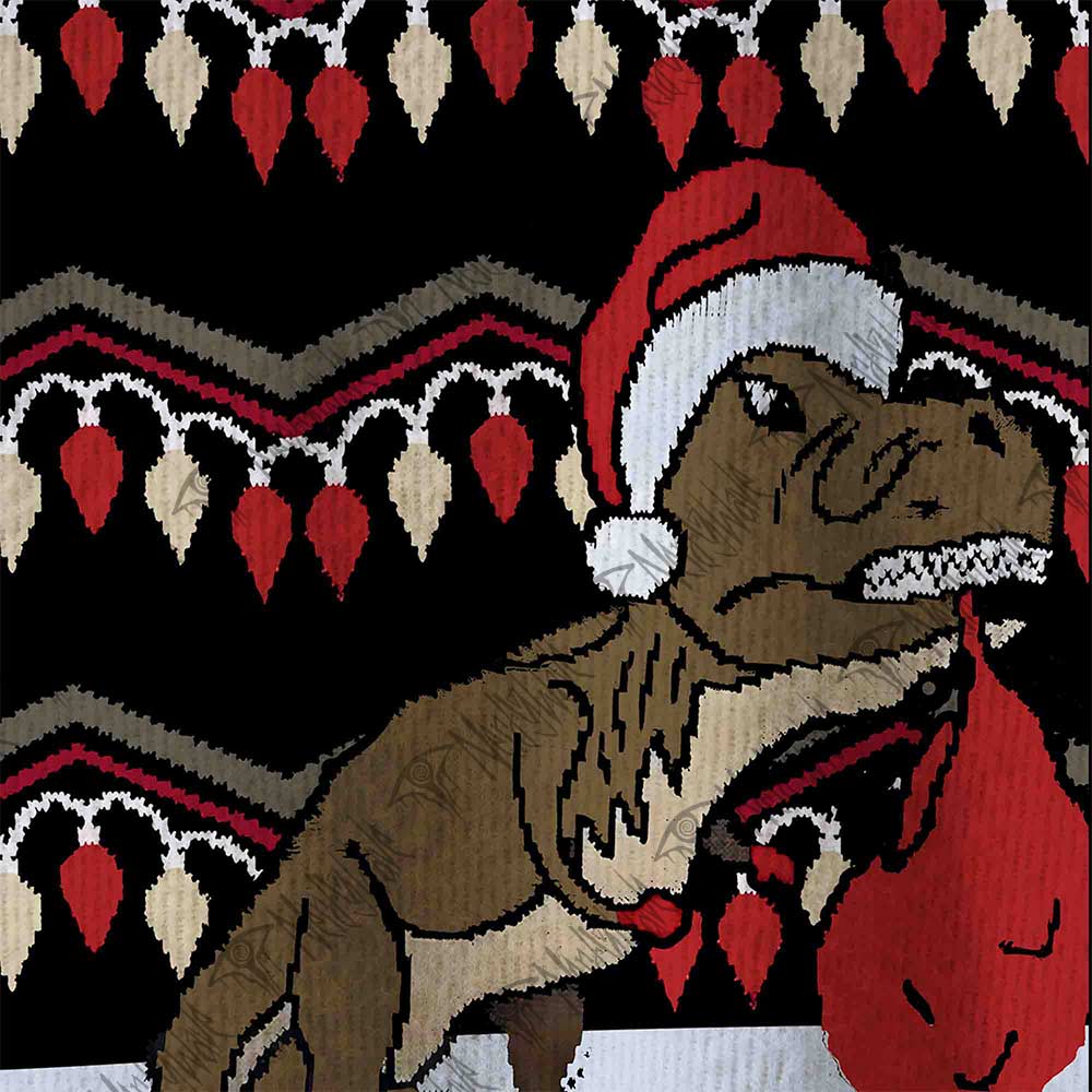 T-Rex Dinosaur Ugly Sweatshirts