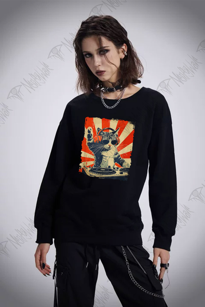Dj Cat Sweatshirt