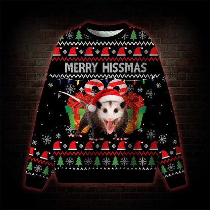 Merry Hissmas Ugly Sweatshirts