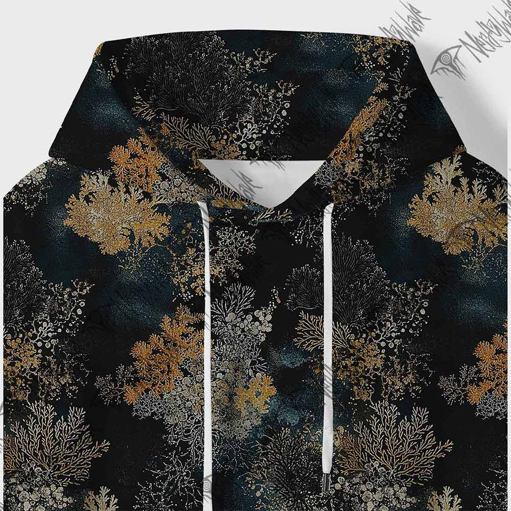 Overlooking the Dark Forest All Over Print Scuba Hoodie