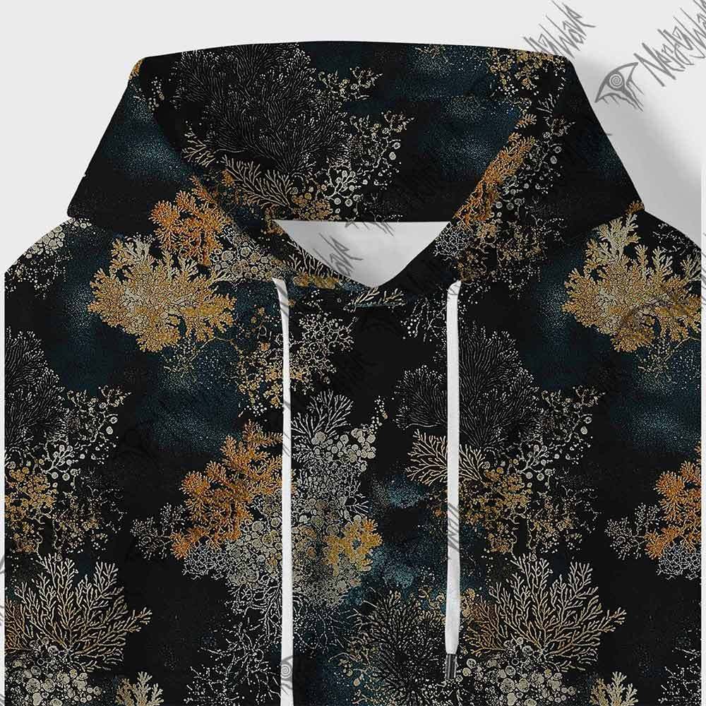 Overlooking the Dark Forest All Over Print Scuba Hoodie