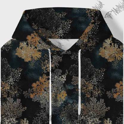 Overlooking the Dark Forest All Over Print Scuba Hoodie