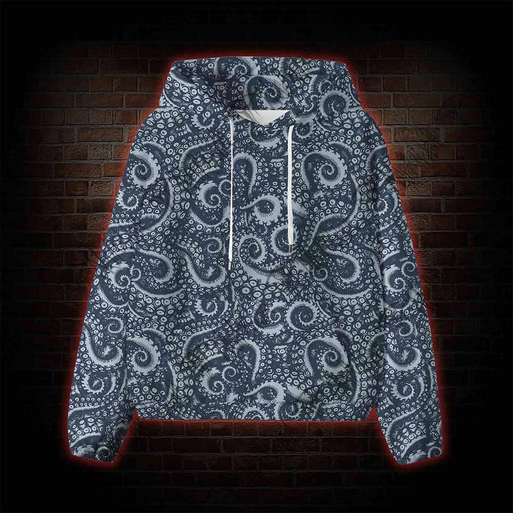 Octopus Tentacles All Over Print Scuba Hoodie