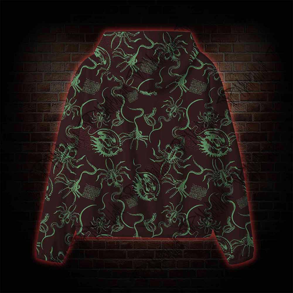 Alien Delivery Guy All Over Print Scuba Hoodie