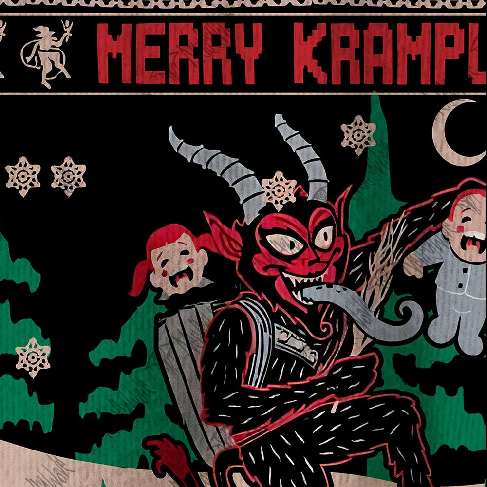 Merry Krampus Naughty Brats Sweatshirts