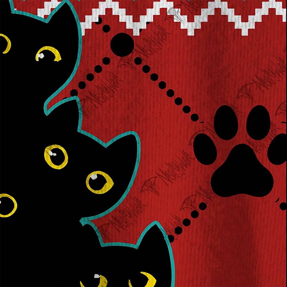 Black Cat Tree Ugly Sweatshirts