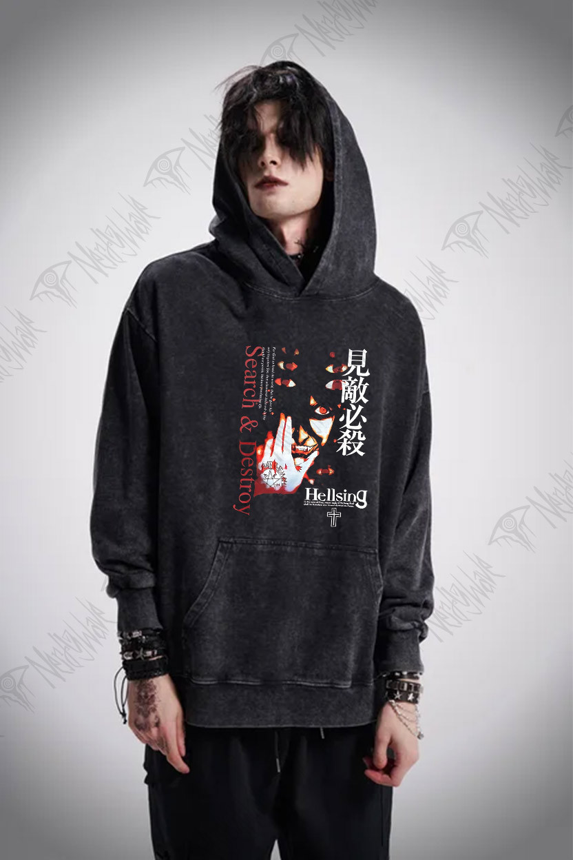 Search&Destroy Washed Hoodie