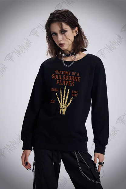 Anatomy of a Soulsborne Player Sweatshirt