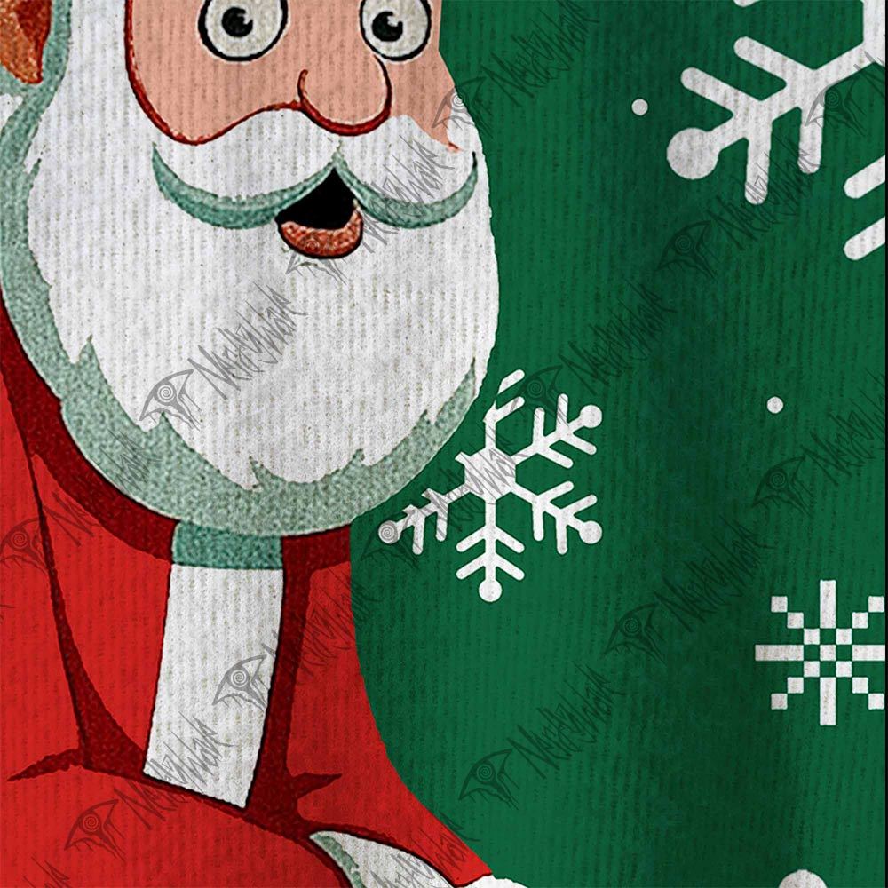 Santa Claus On The Toilet Ugly Sweatshirts