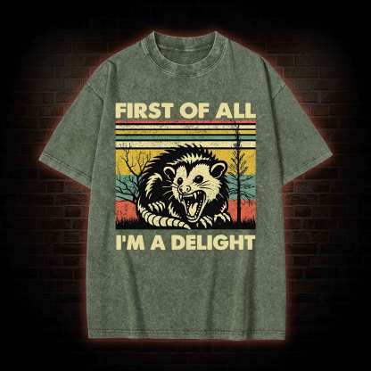 I'm A Delight Washed T-shirt